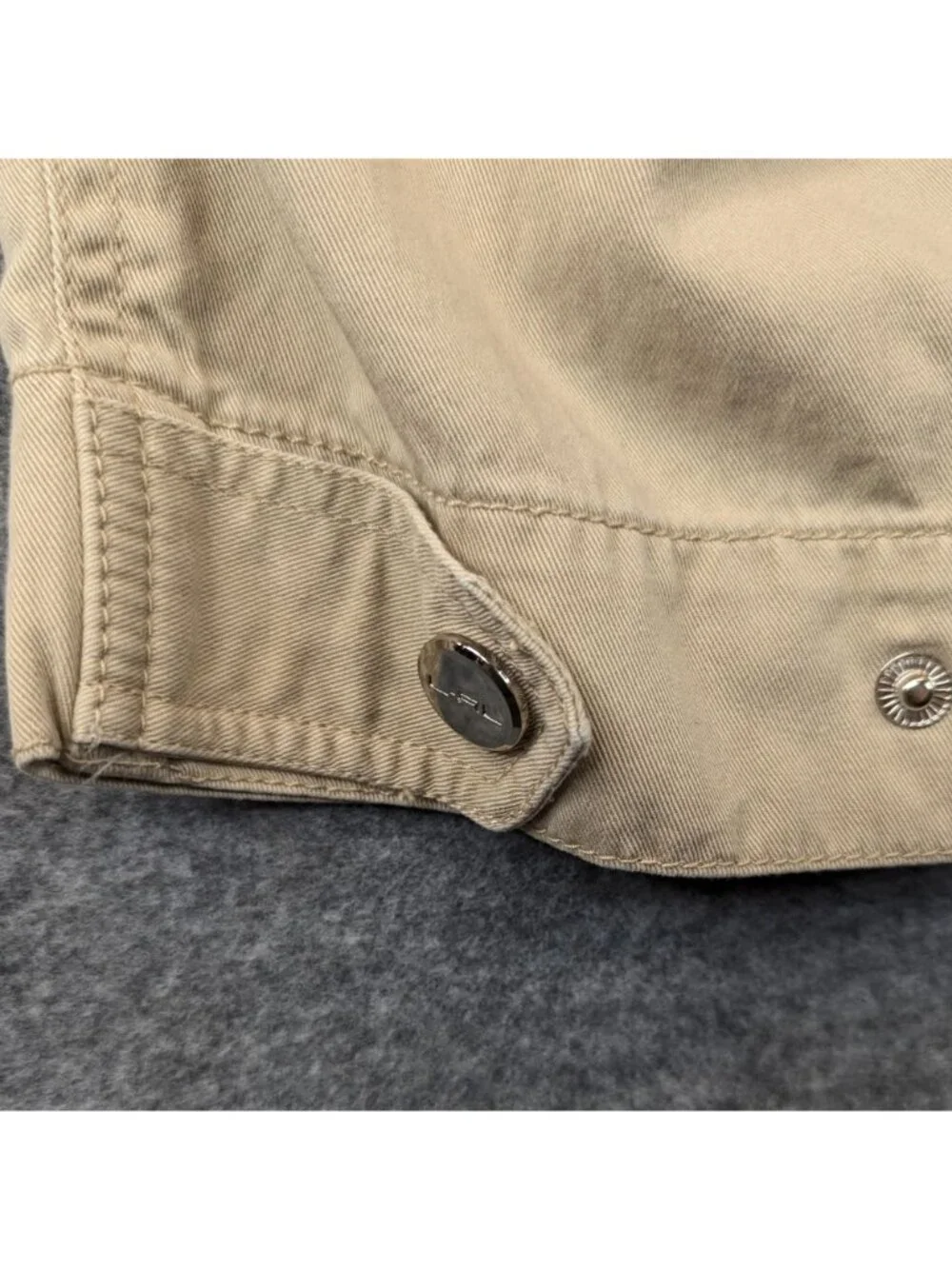 Lauren Ralph Lauren Womens 12 Khaki Cargo Hiking Pants Straight Leg Lightweight - Picture 7 of 12
